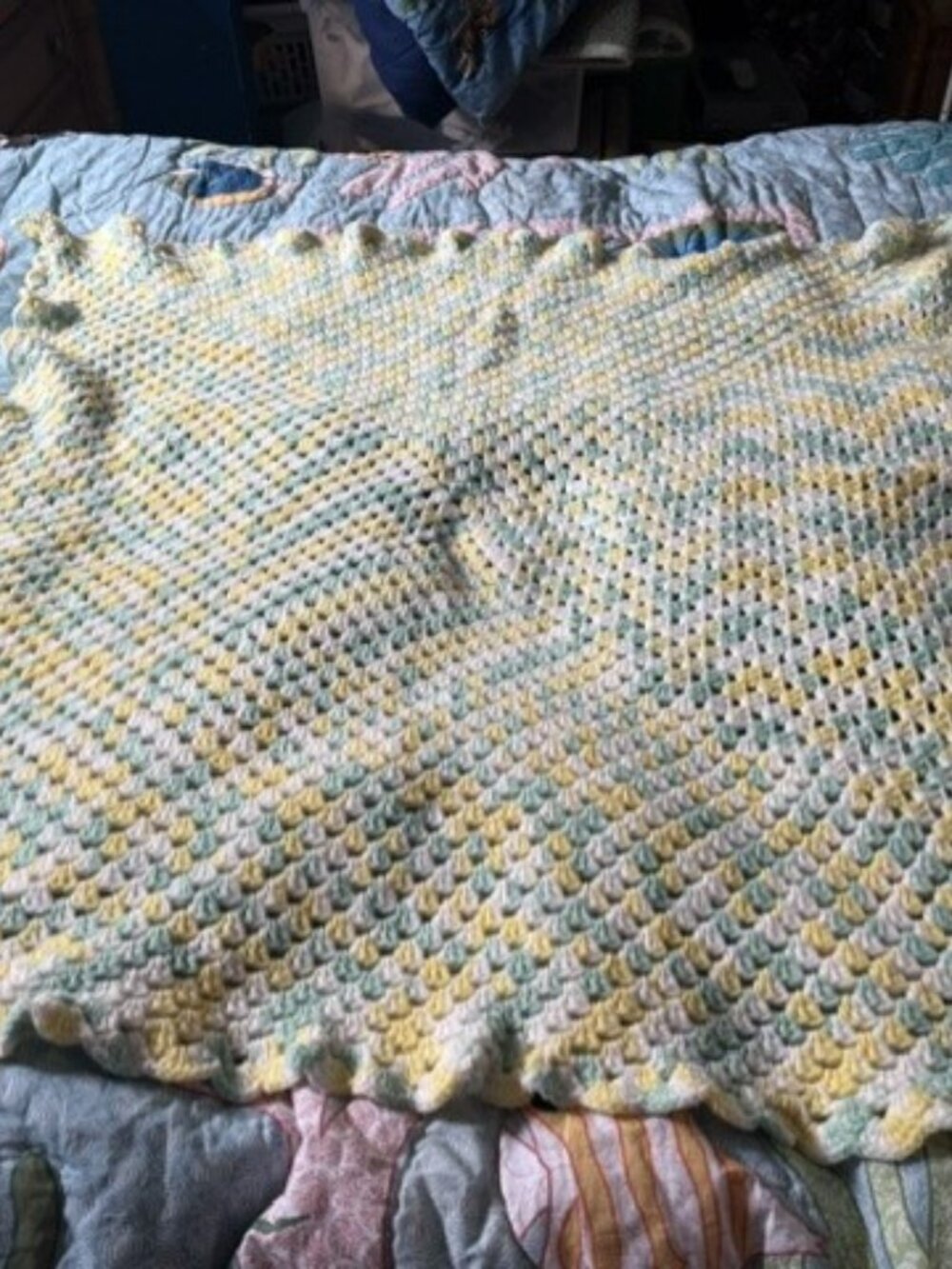 Hand Made Crocheted Afghan